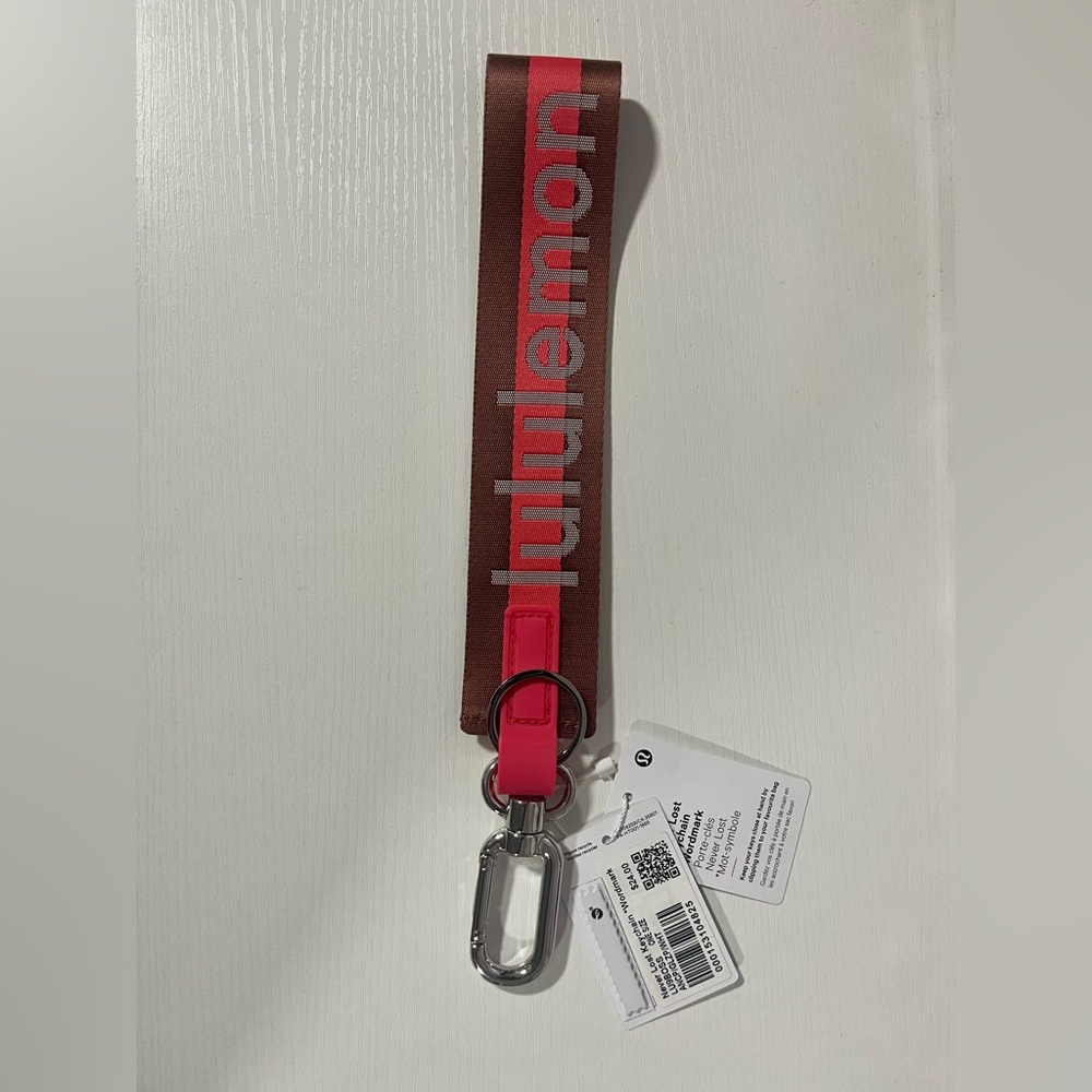 Lululemon Athletica Never Lost Keychain